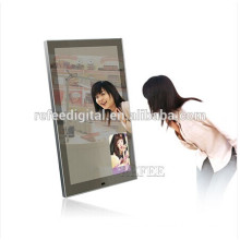 55inch Clothing store lcd screen displays mirror , magic mirror display advertising